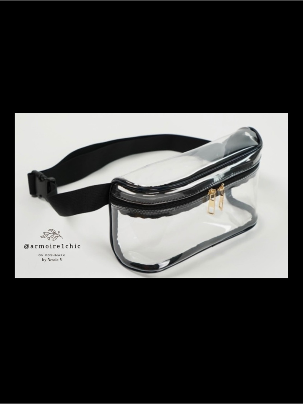 CLEAR FANNY PACK | With an Adjustable Plus Sized Waist | Stadium Approved